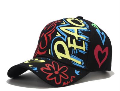 Chine Casquettes de baseball imprimées chaudes de chapeaux de Snapback de coton de femmes des hommes occasionnels de danse pour Hip Hop à vendre