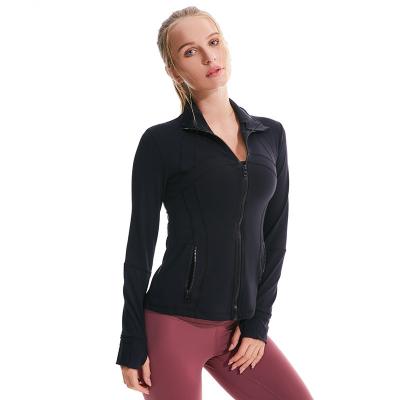 China Lightweight Full Zip Running Yoga Sports Track Jackets for sale