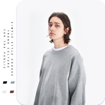 中国 長い袖の特大Crewneckのプルオーバーのスエットシャツの注文のロゴは印刷した 販売のため