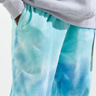 China Custom Tie Die Joggers Men Fitness Sportswear Slim Fit Gym Sweatpants for sale