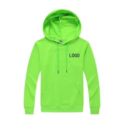 Chine Couleur 100% verte de plaine de coton de Hoodie surdimensionné unisexe de pull à vendre