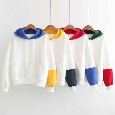 Chine Les Hoodies simples unisexes de bloc multi de couleur d'adultes tondent le tissu à vendre