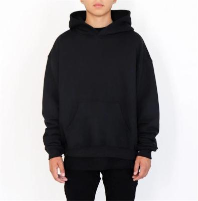 Chine Pull 100% surdimensionné de coton simple unisexe épais de Hoodies de blanc Streetwear à vendre