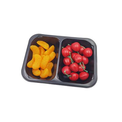 China Wholesale Custom Disposable Food Blister PP Plastic Packaging Food Tofu Fruit Vegetable Supply Disposable White Tray for sale