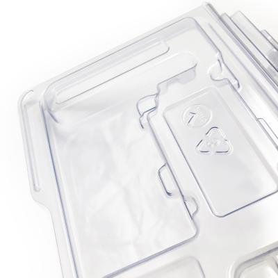 China Disposable Biodegradable Wholesale Eco Friendly PET Take Away Clear Plastic Salad Box Salad Packing Container for sale