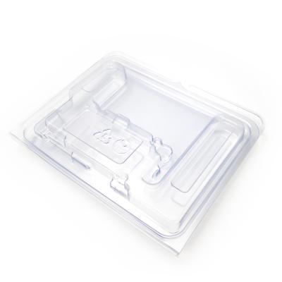 China Biodegradable plastic transparent rectangle take away food box with flat lid for restaurants salad catering for sale