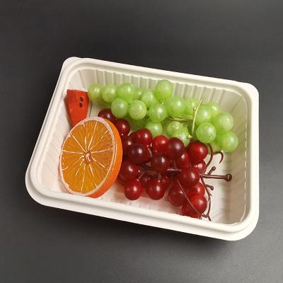 China 2021 New Design PBS Sustainable Food Tray Box Bamboo Degradable Container for sale