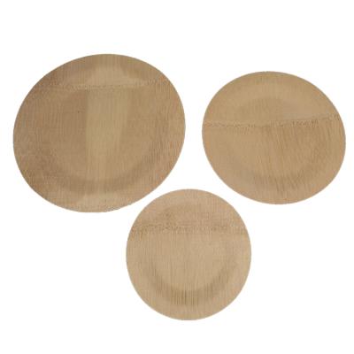 China Disposable Compostable Tray Food Bamboo Serving Trays Biodegradable for sale