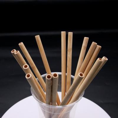 China Disposable Eco Friendly Drinking Natural Bamboo Straws Beverage Straws for sale