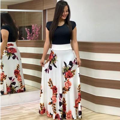 China 2021 new design anti-static long skirts for women plus size elegant women dress party to wear long dress for ladies for sale