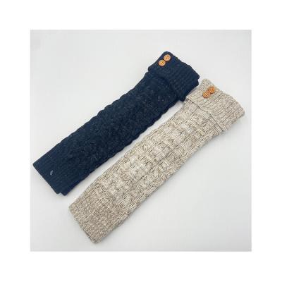 China Wholesale Cozy Winter Women Fashion Warm Faux Fur Knit Knit Solid Leg Warmers for sale