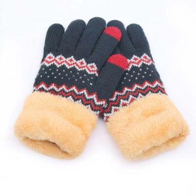 China Wholesale Custom Warm Stretchy Warm Comfortable Magic Hand Gloves Unisex Winter Knitted Gloves for sale