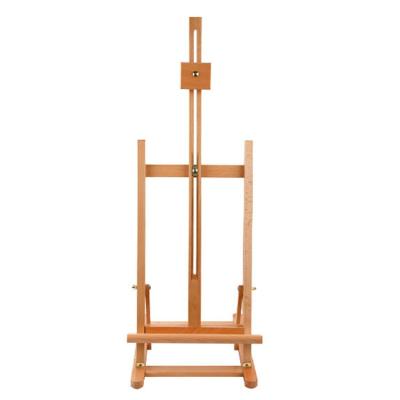 China Professional Folding Easel Kid Stationery Pine Wood Painting Easel With Stable System for sale