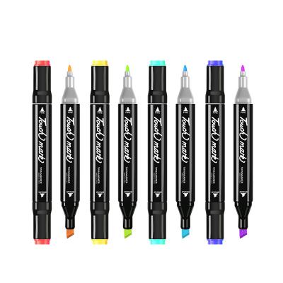 China High Quality Dual Side Writing Marker Paint Acrylic Marker Pen Set For Permanent Graffiti Art Paint Maker for sale