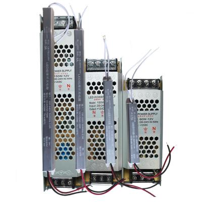 China Ultrathin Light Box Power Supply Aluminum Housing Power Supply For Advertising Indoor Light Box Power for sale