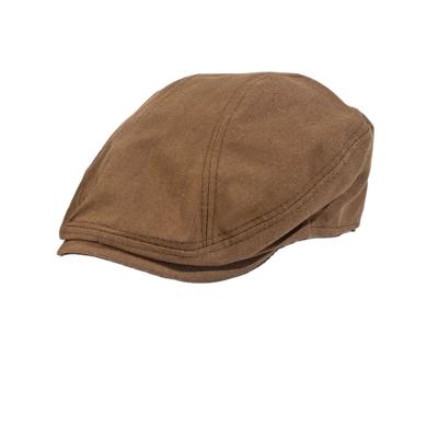 China Multi color casual unisex canvas winter beret linen gentleman hat casual fashion vintage sports hat painter cotton stylish hat for sale