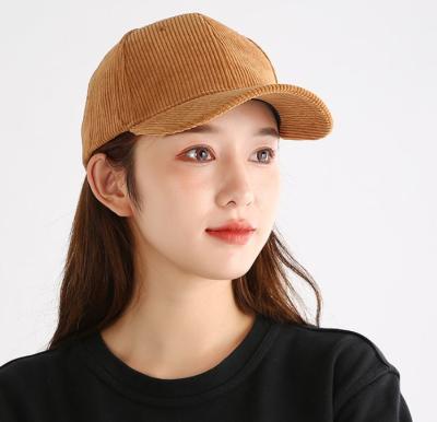 China Multi JOINT Outdoor Casual Korean Sports Trucker Hip Hop Street Style Baseball Cap Plain Color Plain Corduroy Hat Hat for sale