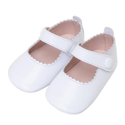 China Wholesale Light Weight High-end Genuine Leather Soft Sole Newborn Cute Baby Shoes Girl Anklet Baby Shoes for sale