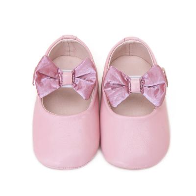 China Stylish Newborn Mary Jane Shoes Real Leather Girls New Toddler Anti-slippery Baby Shoes for sale