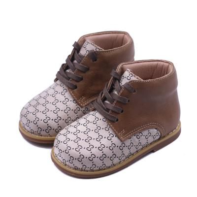 China Autumn and winter children's casual shoes lightweight Martin boots fashion leather soft bottom non-slip girls boots for sale