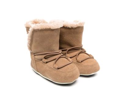 China Wholesale Cute Winter Little Girls Princess Fashion Warm Ski-proof Boots Anti-slippery Shoes With Fake Shearling For Kids for sale