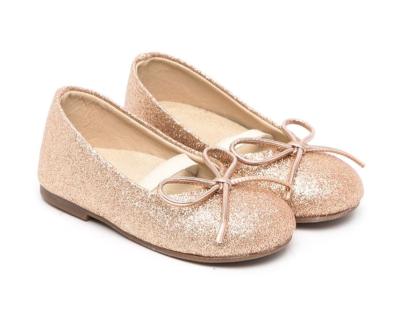 China Wholesale Lightweight Material Kids Shoes Cute Glitter Bow Kids Girls Elegant Shoes for sale