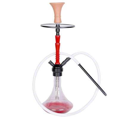 China New Type Wholesale Purple Modern Hookah Single Hose Hookah Sheesha Aluminum Shaft Shisha for sale