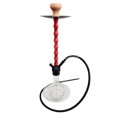 China Silicone Personal Aluminum Hose KTV Shisha Single Hookah Sets Portable Blue Aluminum Hookah for sale