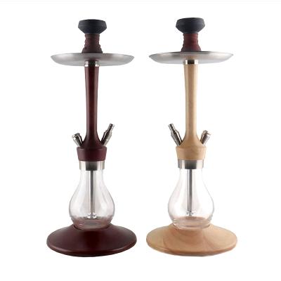 China Customized Design Classic High-Grade Stainless Steel Hookah Shisha Wood Hookah for sale