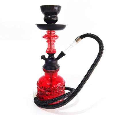 China Hubbly-Hubbly Fashion Single Hose Plastic Stainless Steel Hookah Shisha Iron Hookah for sale