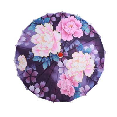 China Wholesale Decorative Chinese Wedding Oil Paper Decorative Chinese Handmade Parasol Folded Umbrella for sale