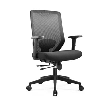 China Mesh Fabric Office Chair Mid Back Mesh Office Chair Swivel Desk Swivel Chair for sale