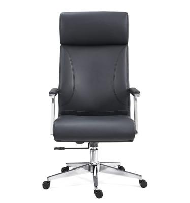 China Executive Leather Mesh Office Chair Computer Chair Revolving Chair for sale