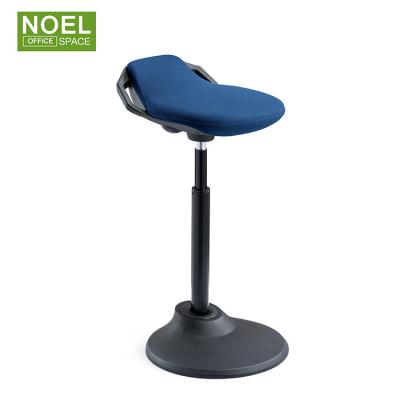 China (Size) New Design Adjustable Sit Stand Stool Visitor Swivel Adjustable Shimmy Stool Chair for sale