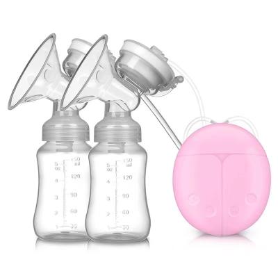 China Hands Free Bilateral Automatic Silicone Large Diameter BPA Electric Intelligent Breast Pump Dual for sale