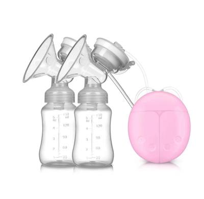 China BPA Free Bpa Free Dual Suction Baby Driver Massage Moms Aid Hands Breast Pump Bottle Free Electric Milk Extractor for sale