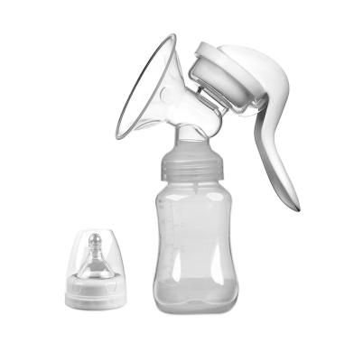 China BPA Free Comfort Large Volume Durable Using Various Silicone Portable Manual Breast Milk Pump With Breast Massager for sale