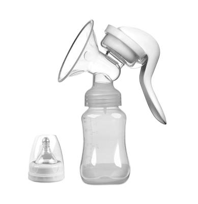 China BPA Free High Quality Durable Using Silicone Strong Massage Breast Milk Suction Manual Breast Pump for sale