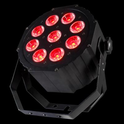 China Uplight 5 in1 / rgbaw 6 in1 UV function best price dmx dmx light zoom par64 9x12w slim rgbwa led par for sale