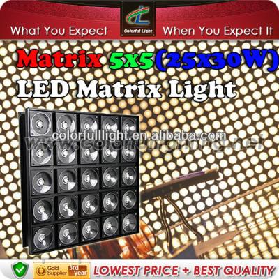 China Tri LED 30w Matrix 5x5 RGB LED Matrix Blinder for sale