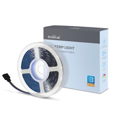 China Residential Wall Background TV Background Customization BroadLink Smart Digital Wifi RGB 5050 LED Strip for sale