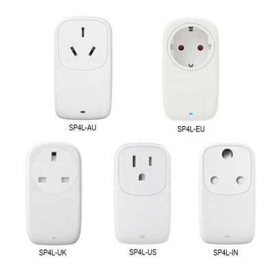 China EU USA Smart Wifi UK Plug BroadLink Smart Home Product SP4L Residential / Multipurpose Work With Alexa&Google Home Wifi Remote Control Smart Plug for sale