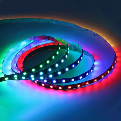 China DC5V 5m Length WS2812B WS2812B Full Color WS2812 Led Pixel Super Stretch Lighting 30/60leds/m Smart RGB Led Strip Light for sale