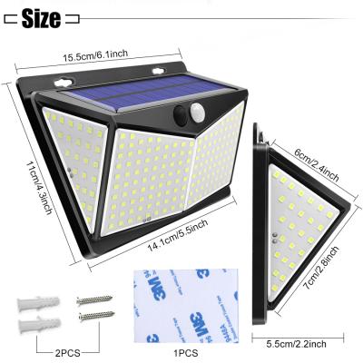 China Waterproof Garden 800lm IP65 Home Led PIR Solar Light Motion Sensor Security Outdoor Solar Wall Light for sale