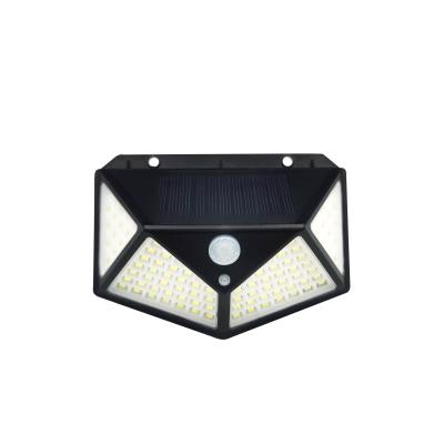 China Wholesale Outdoor Garden Garden Lamp 100 LED Waterproof Motion Sensor Solar Powered Wall Garden Lights for sale