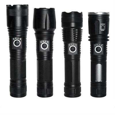 China Convenient Rechargeable Escape Light Torch Zoomable Amazon USB Self Defense Powerful Rescue Led Flashlight for sale