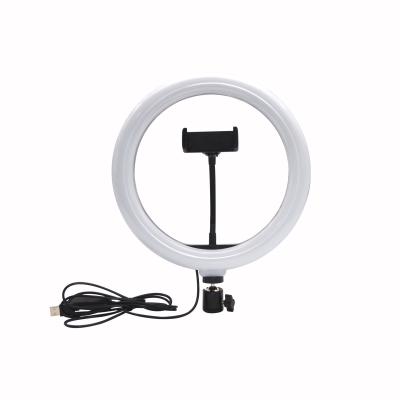 China Wholesale PORTABLE USB Portable 10 Inch Led Circle 360 ​​Rotate Makeup Phone Professional Ring Light for sale