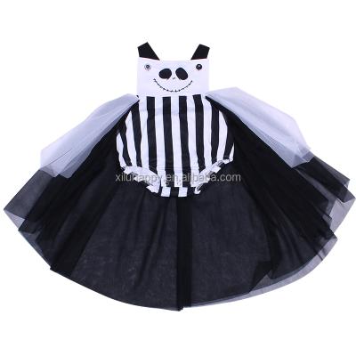 China Milk the new children's silk romper baby milk design fashion boutique Panda Princess baby romper for sale