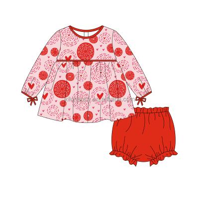 China Eco-Friendly Boutique Long Sleeve Printed Outfits Gallus Zipper Design Baby Sets Autumn New Kids Outfits for sale