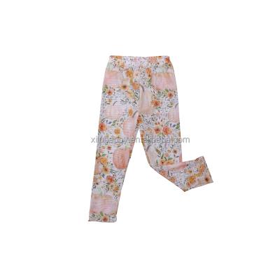 China Harem Pants Baby Light Pumpkin Print Pants Halloween Cartoon Print Pants Loose Casual Baby Pants for sale